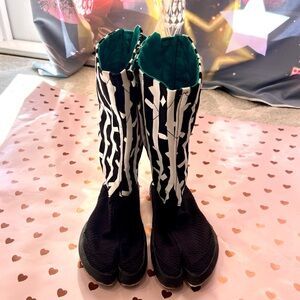 SOU SOU Fabric Boots Split Toe